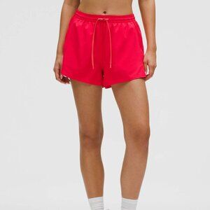 Lululemon Pace Rival High-Rise Short 3" Red Glow- Size 2 (2025)